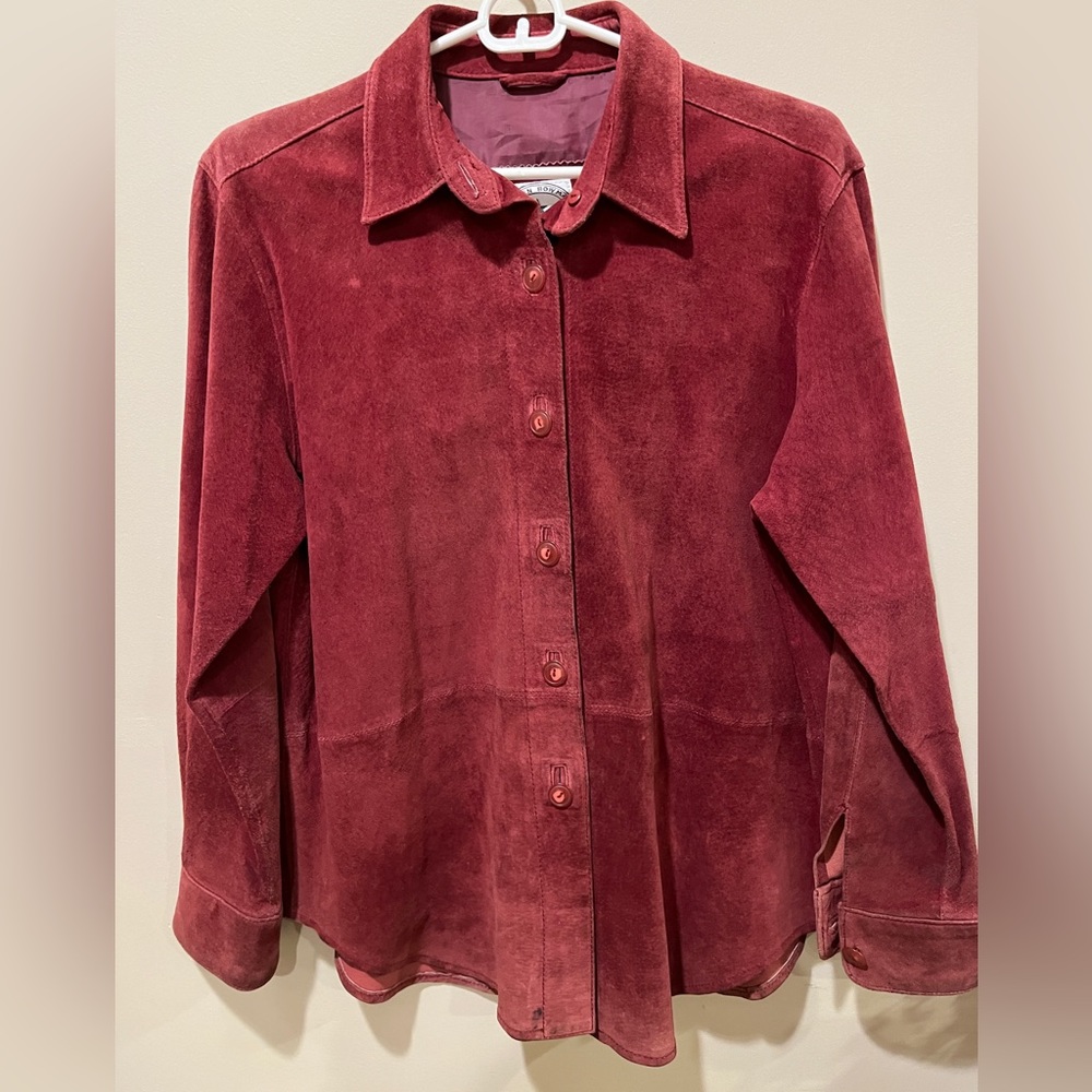 Pig suede jacket